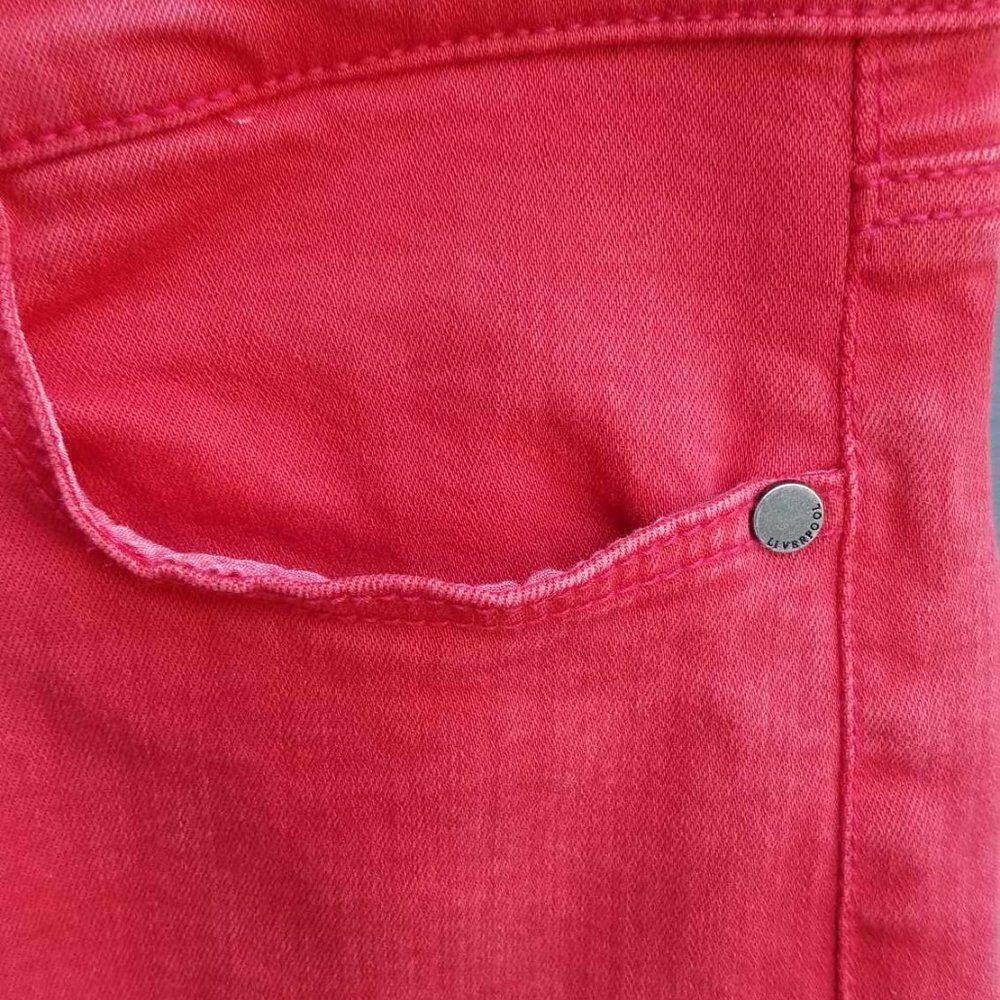 Liverpool Red The Crop Jeans size 6/28 Petite - Picture 5 of 13